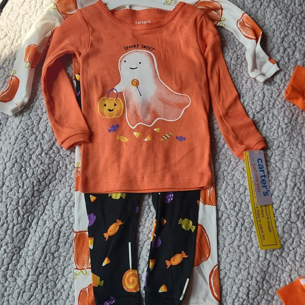 Halloween, Carter's Baby Halloween Pajamas And Outfits, Baby Thanksgiving Dress